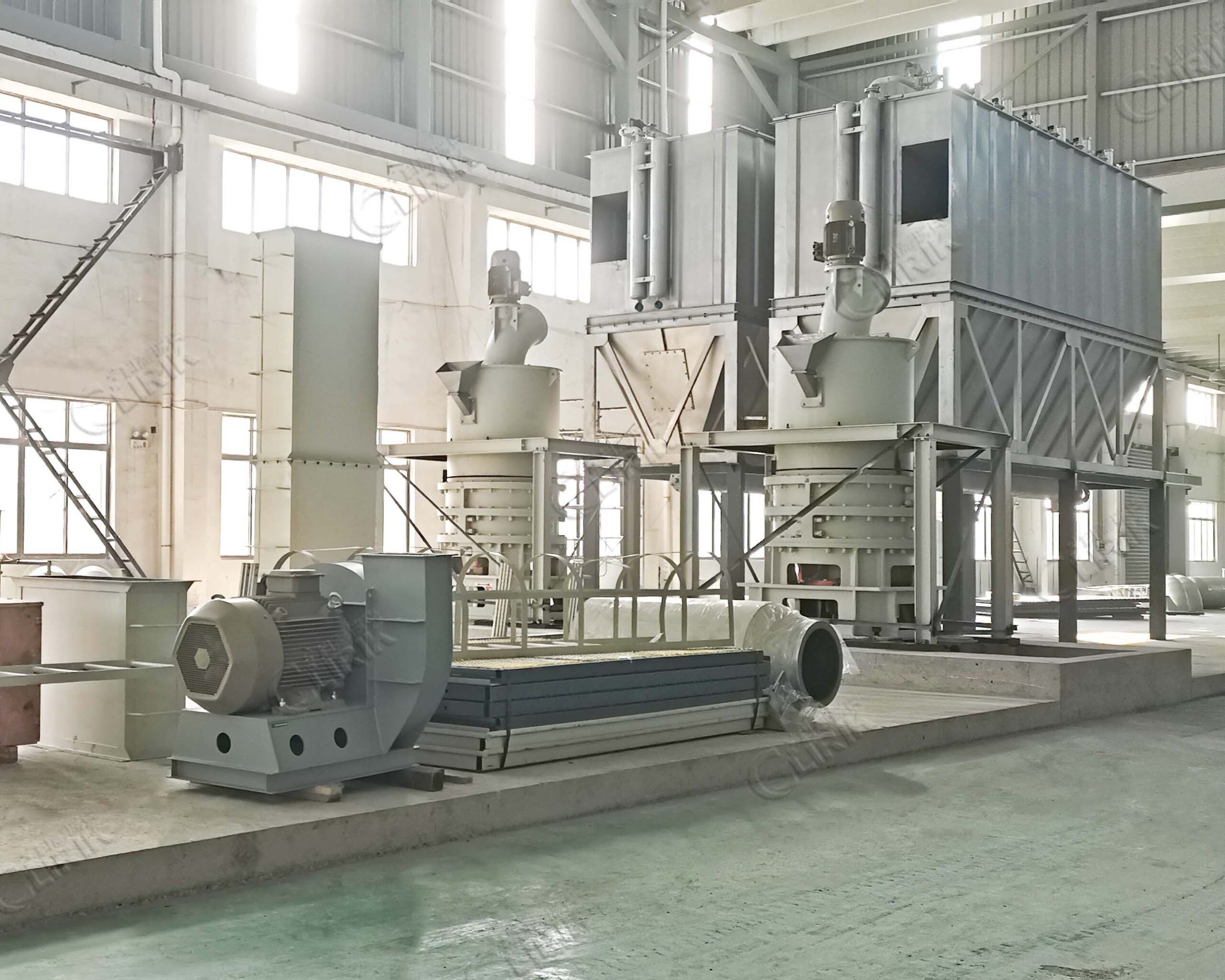 The Process of Grinding Caco3 with HGM Grinding Mill